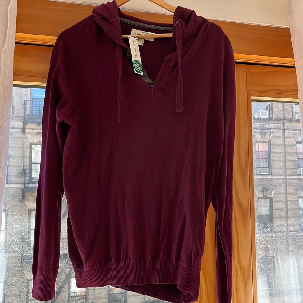 NWT cotton cashmere hoodie